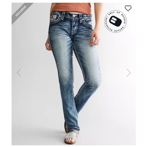 Rock Revival Denim - Rock Revival Aisha Straight Jean